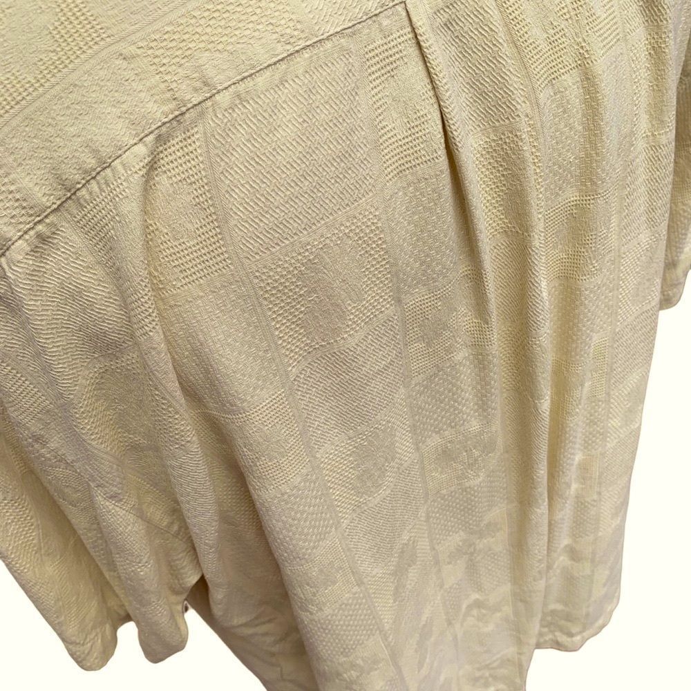 New! Gold Tri-Mountain XL 100% Silk Gold Beachy Tropical Shirt Men’s XL NWT - Picture 4 of 16